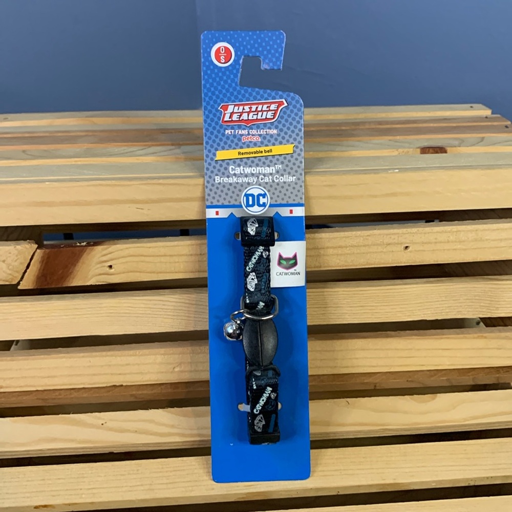 Justice League Cat Woman Cat Collar NWT